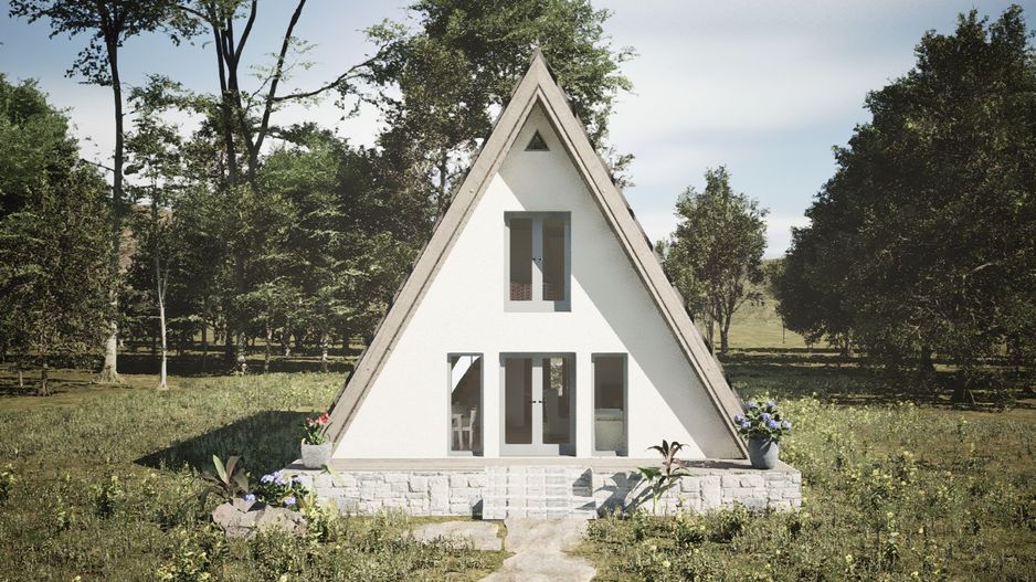 Casa A frame deosebita de vanzare in Snagov - Poză 4