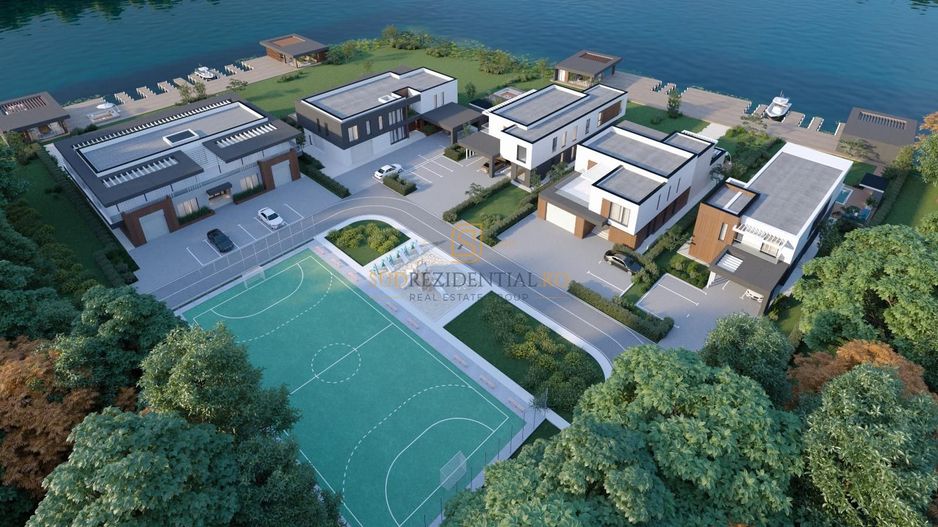 Vila exclusivista cu piscina si ponton pe malul Lacului Snagov - Poză 7