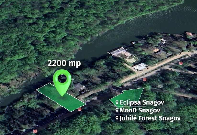 Teren Snagov | 2200 mp | Deschidere lac | Ponton - Poză 2