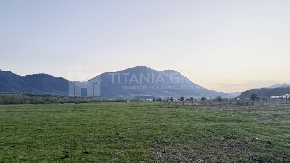 Teren intravilan, 7838 mp, cu priveliște superbă spre munți – Zărnești - Poză 1