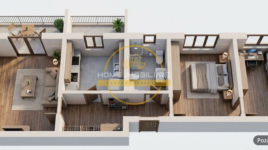 🏠Apartament 3 cam, 61MP, semidecomandat // 📍Valea Lupului - Poză 11