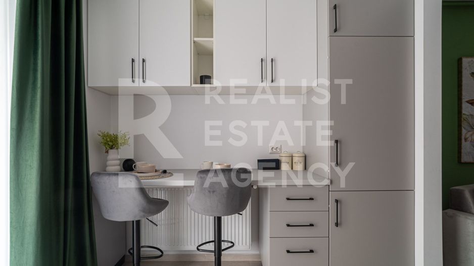 Apartament cu 2 camere + birou, mobilat, parcare și TVA inclus în preț - Poză 6