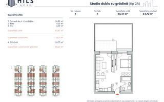 Apartament cu 2 camere in ansablu rezidential,  Lemon Retail Park - Poză 9