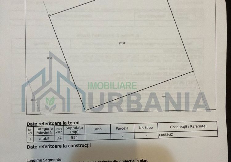 Teren intravilan 652 mp Str.Marginii-Aroneanu-utilitati-ideal casa - Poză 3