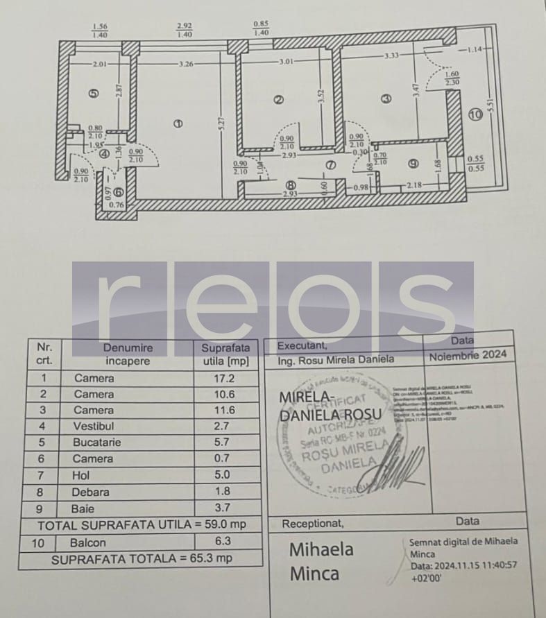 VANZARE 3 CAMERE -SEMIDECOMANDAT - TITAN - Poză 12