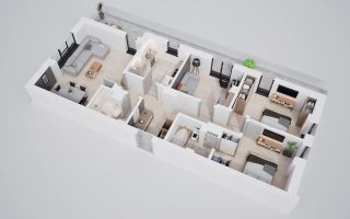 Apartament cu 4 camere, Rate la Dezvoltator pe 7 ani - Poză 1