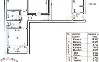 🏢 4 camere | Vânzare | Drumul Taberei | Renovat | Etaj intermediar - Schiță 19