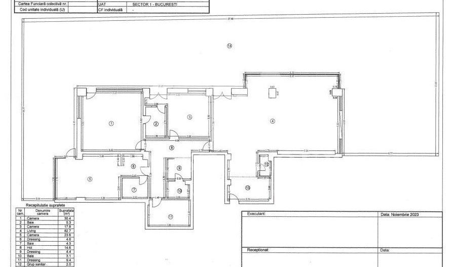 Apartament 4 camere Soseaua Nordului | Curte proprie 340mp | Loc de parcare 24mp - Schiță 40