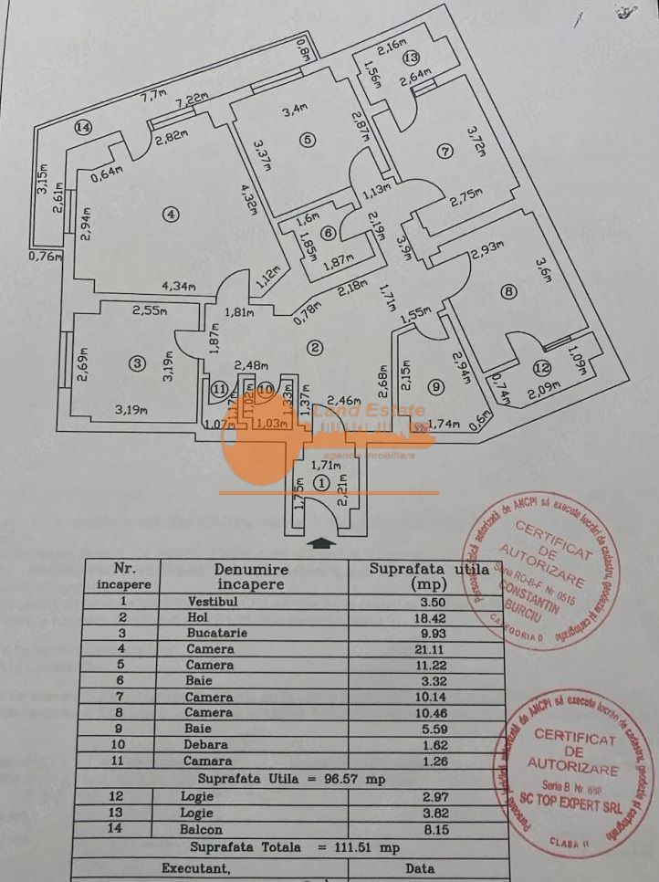 4 camere la 3 minut de Metrou Universitate (Bloc 1980) - Poză 3