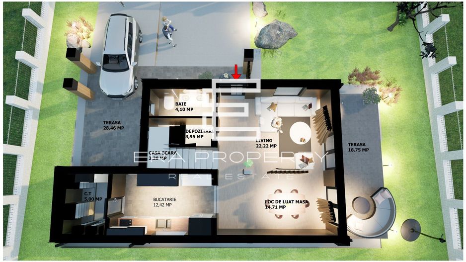 Casă single | Zona Casa de Apă | Pompă de Căldură | 129mp | Vedere spre Munți - Poză 8