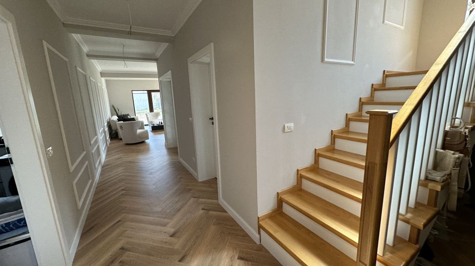 Duplex despartit prin spatiu tehnic  - teren 500mp - Poză 14