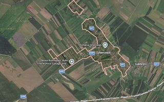 Teren intravilan Ghercesti 526mp-curent-apa-gaze-strada 11m latime - Poză 2