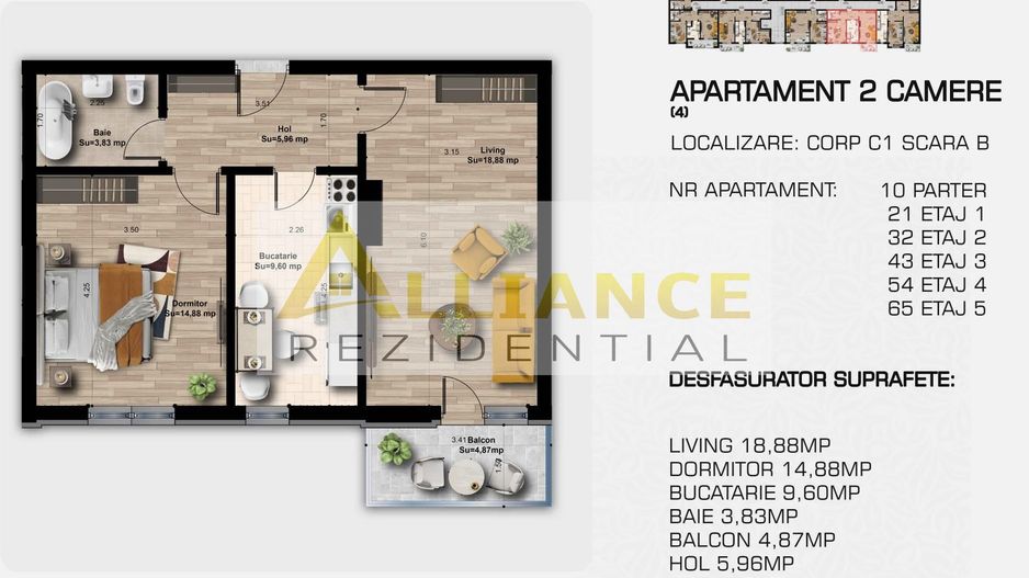 COMISION 0 | 2 camere decomandat | Metrou Berceni | Direct Dezvoltator - Poză 4