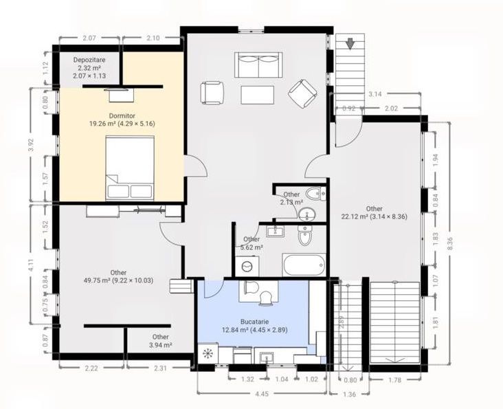 🏡  Casă individuală – Calea Bogdăneștilor✨ - Schiță 23