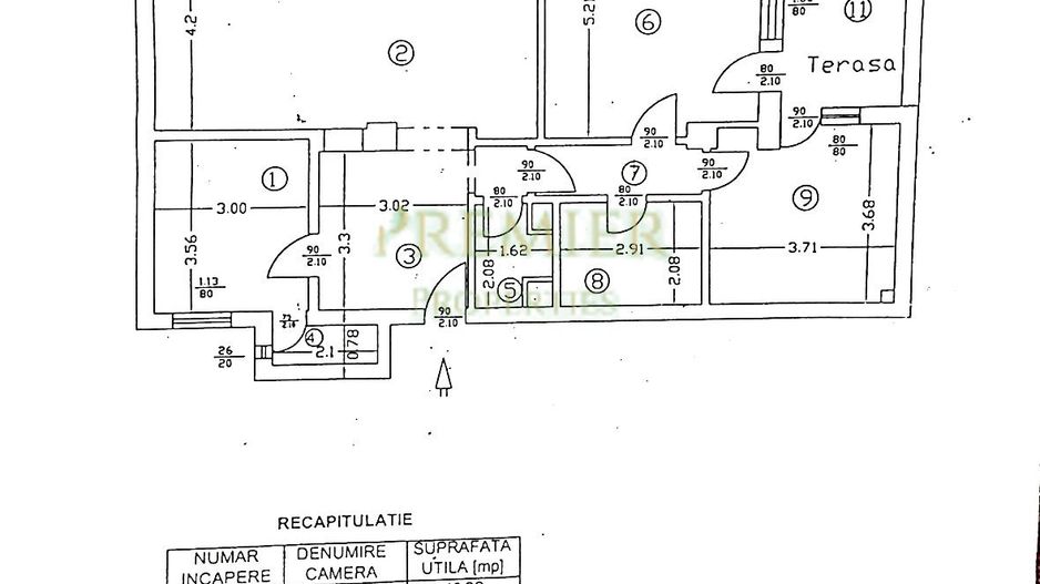 SPATIU DE BIROURI ELEGANT | 152 MP | AVIATORILOR | CHARLES DE GAULLE - Schiță 12