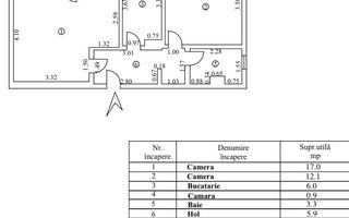 49.800 euro, 2 camere decomandate, LIBER, 49mp, etaj 9 din 10, Micro20 - Poză 3