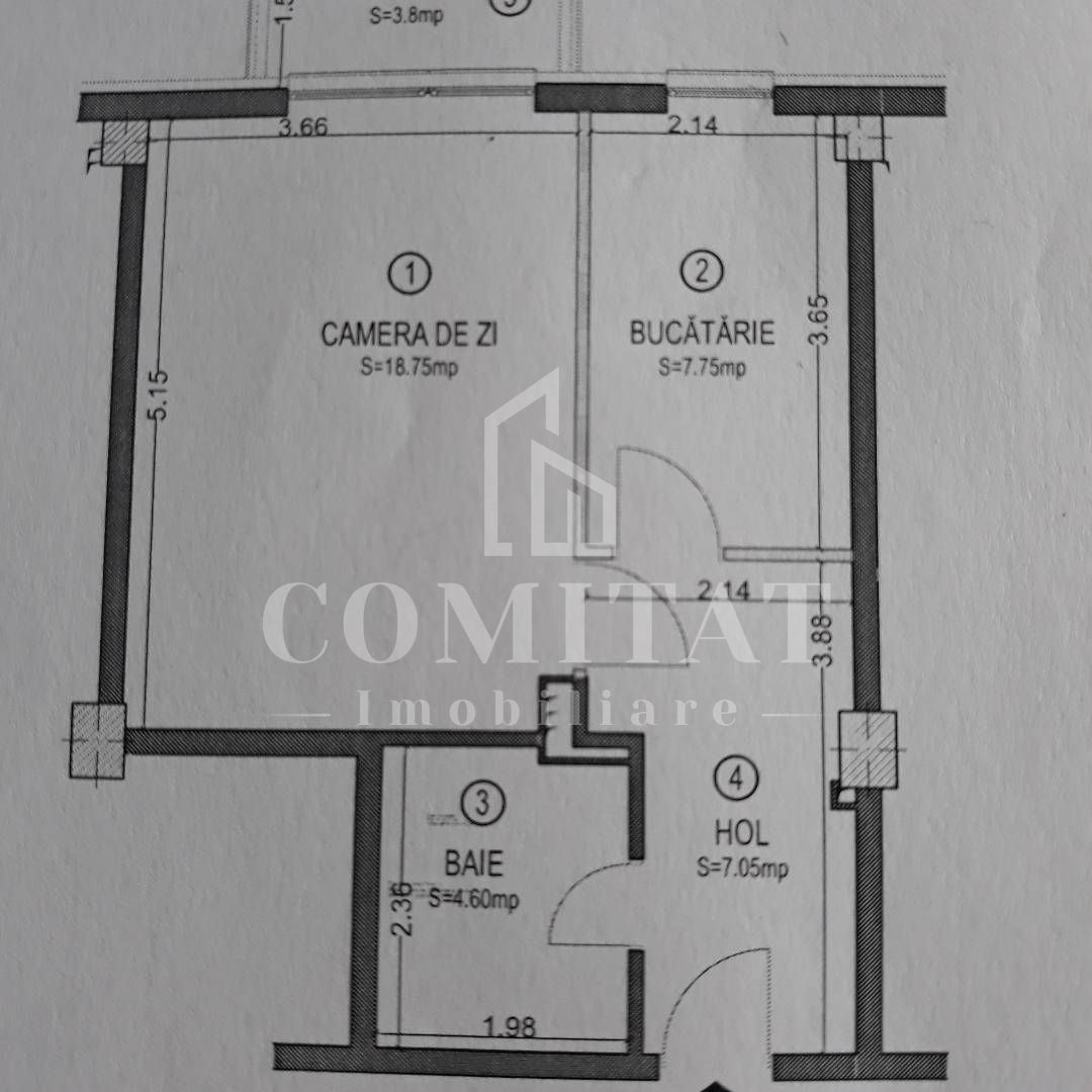 Apartament de vânzare | 1 camera | Zona Lidl Frunzișului - Poză 6