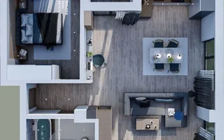 Apartament nou, 2 camere, Calea Torontalului-Comision  0% - Poză 14