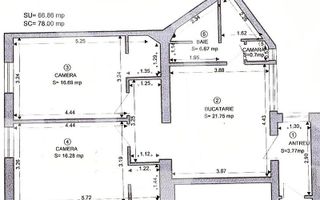 Apartament de inchiriat, 3 camere, ultacentral, la 2 min.de Piata Unirii, Oradea - Poză 10