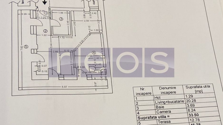 APARTAMENT 2 CAMERE CU TERASA | BLOC NOU | STRAULESTI - Poză 22
