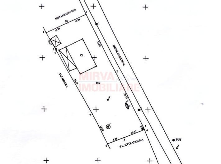 Teren intravilan 1.229 mp – Nedelea – 61,64 ml deschidere, Fosta Moara - Schiță 14