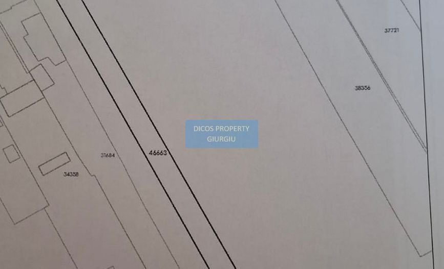Teren intravilan 1.161 mp de vânzare – Strada Păstorului, Giurgiu - Schiță 2