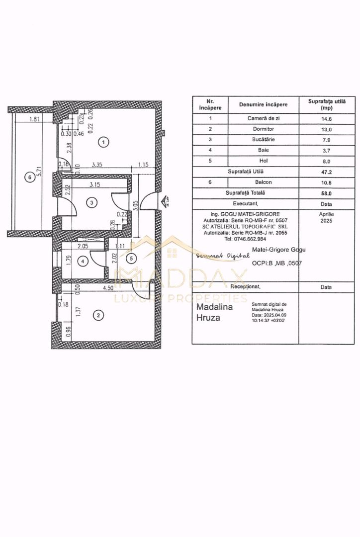 Apartament 2 Camere de Lux /Fabrica de Glucoza/Predare la alb-169.000 € - Schiță 11