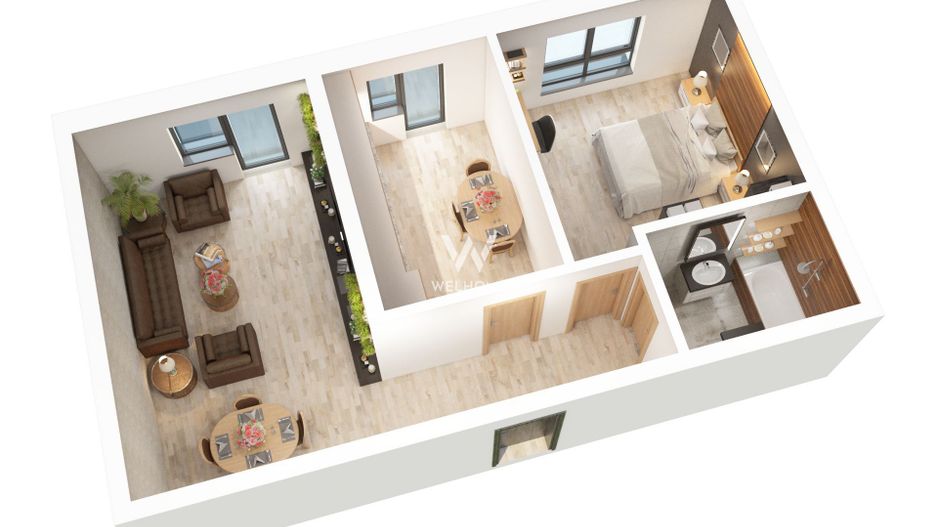 Apartament 2 camere Piata Rahovei, Dedeman, Sibiu - Poză 7