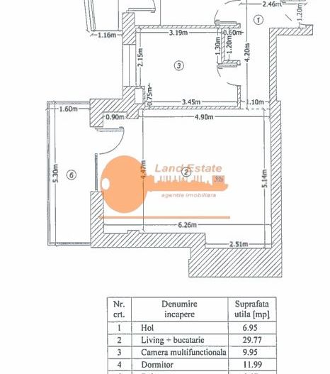 3 Camere Nou - Libertatii (Parcare Subterana Inclus in Pret) - Schiță 6