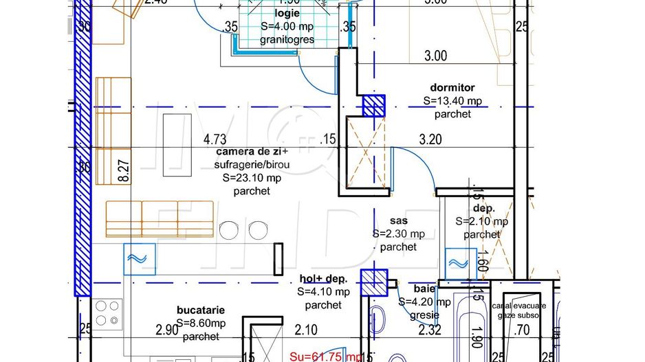 2 camere, Bella Vista- Bună Ziua, aproape de Liceul ELF - Poză 5