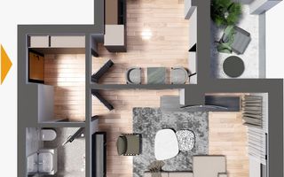 Vânzare, apartament, o cameră, Iași - Poză 1