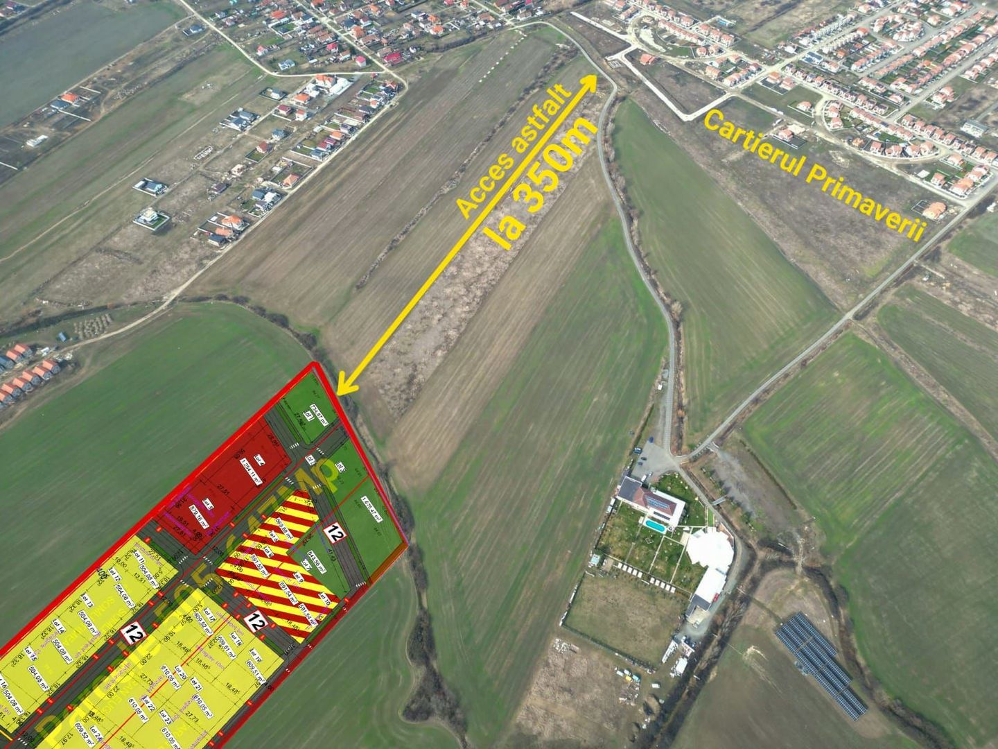 Teren intrare Sacalaz-45Euro/Mp - Poză 2