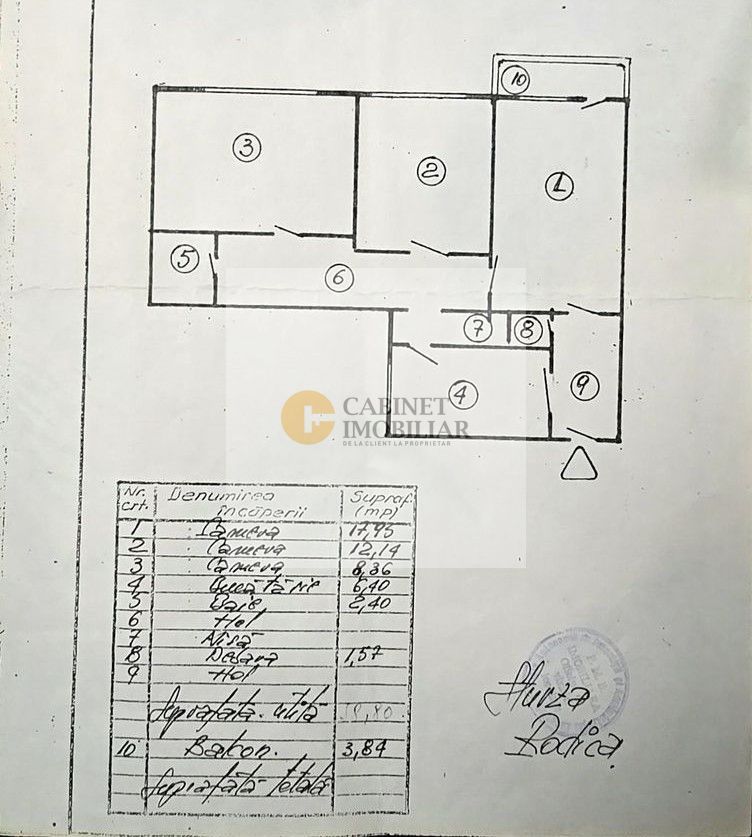3 Camere - 63MP | Reabilitat | Metrou Gorjului - Schiță 8