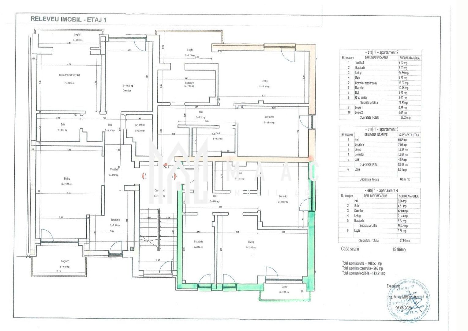 Apartament de vânzare 3 camere decomandat | Șelimbăr | 78 mp - Poză 8