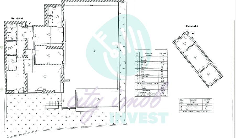 Apartament cu terasa de 350 mp si piscina privata - Poză 2