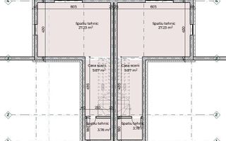 Duplex semifinisat cu 4 camere în Sânnicoara - Poză 11