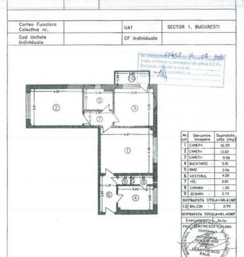Apartament 3 camere 1 Mai | Imobil 1970 - Poză 12