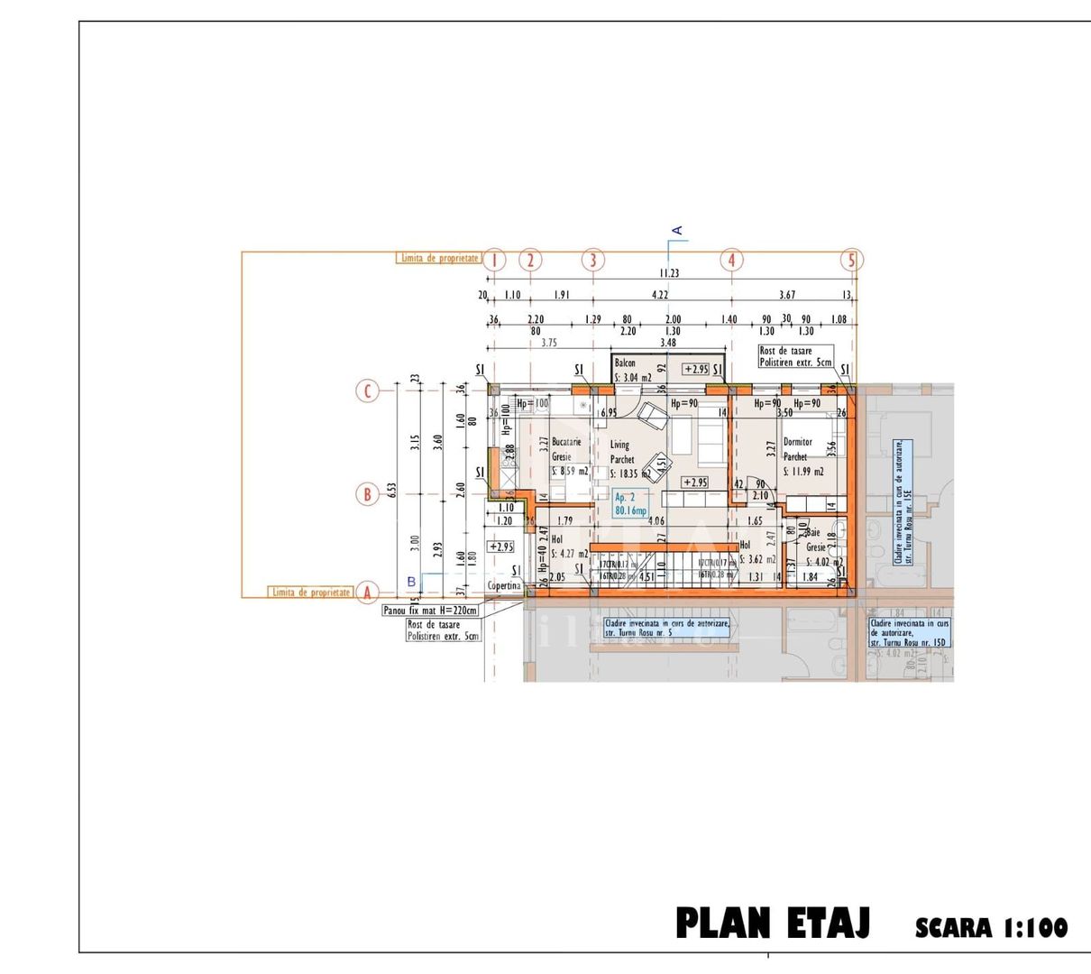 Apartament cu 3 camere în imobil recent construit | 100 mp | Pod IRA - Poză 9