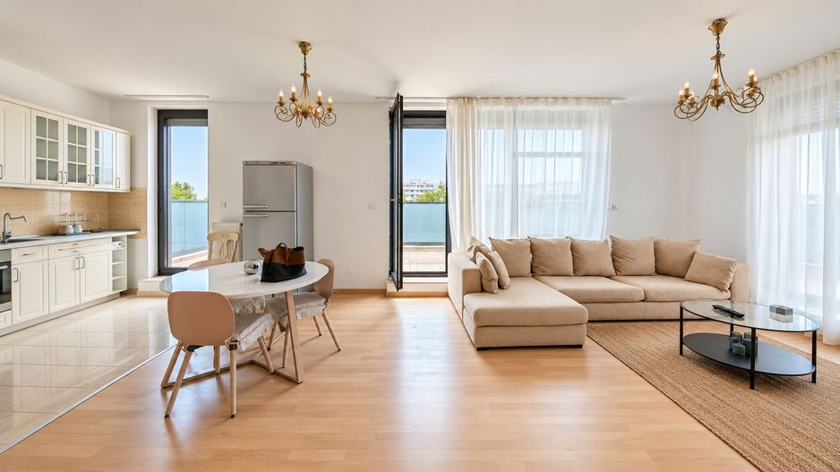 For Rent | Spacious 3-Room Apartment | 49 sqm Terrace | Băneasa - Poză 2