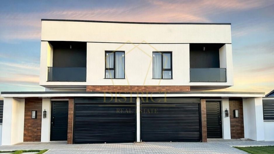 Duplex modern cu 5 camere si carport  I Mosnita Noua I - Poză 1