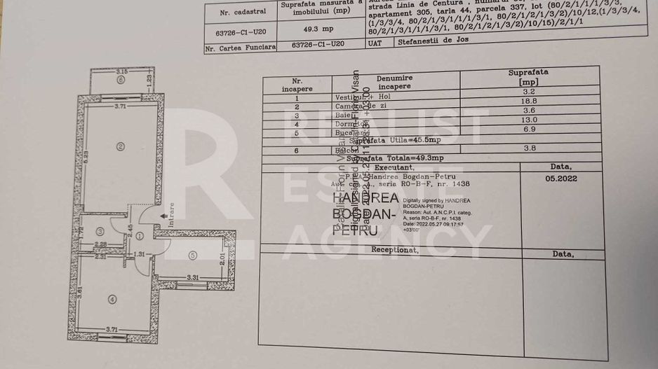 Apartament cu 2 camere, Cosmopolis, mobilat și utilat, loc de parcare - Poză 13