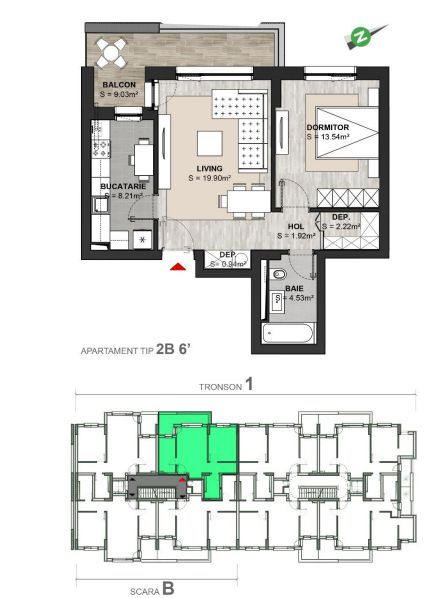 Apartament zona Noua - Comision 0% - Poză 7