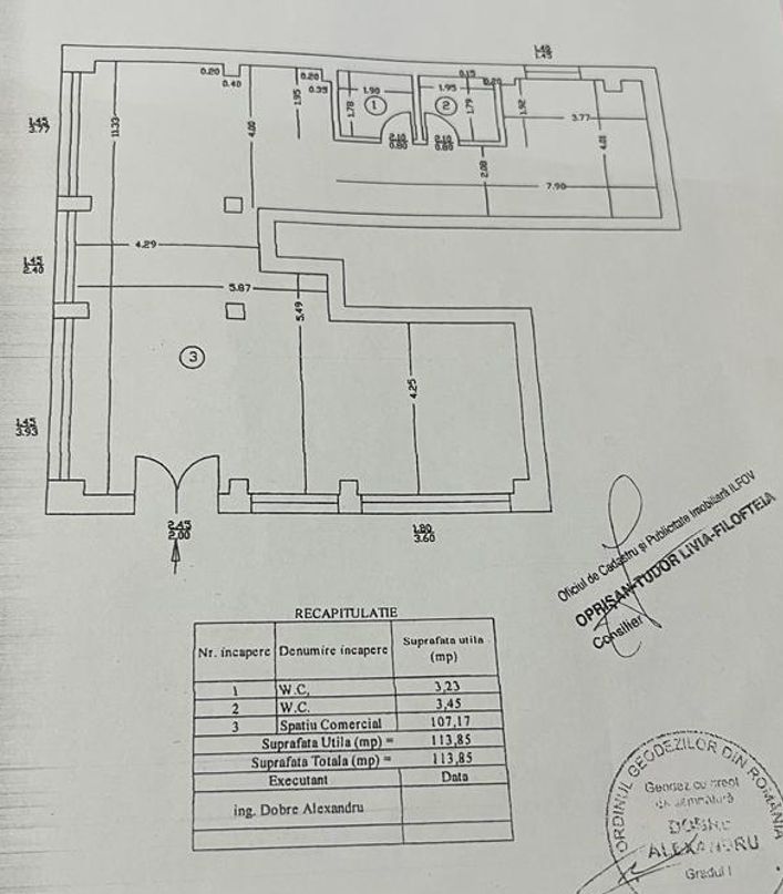 3 camere  || Voluntari || IDEAL PENTRU LOCUINTA SAU SPATIU COMERCIAL - Schiță 24