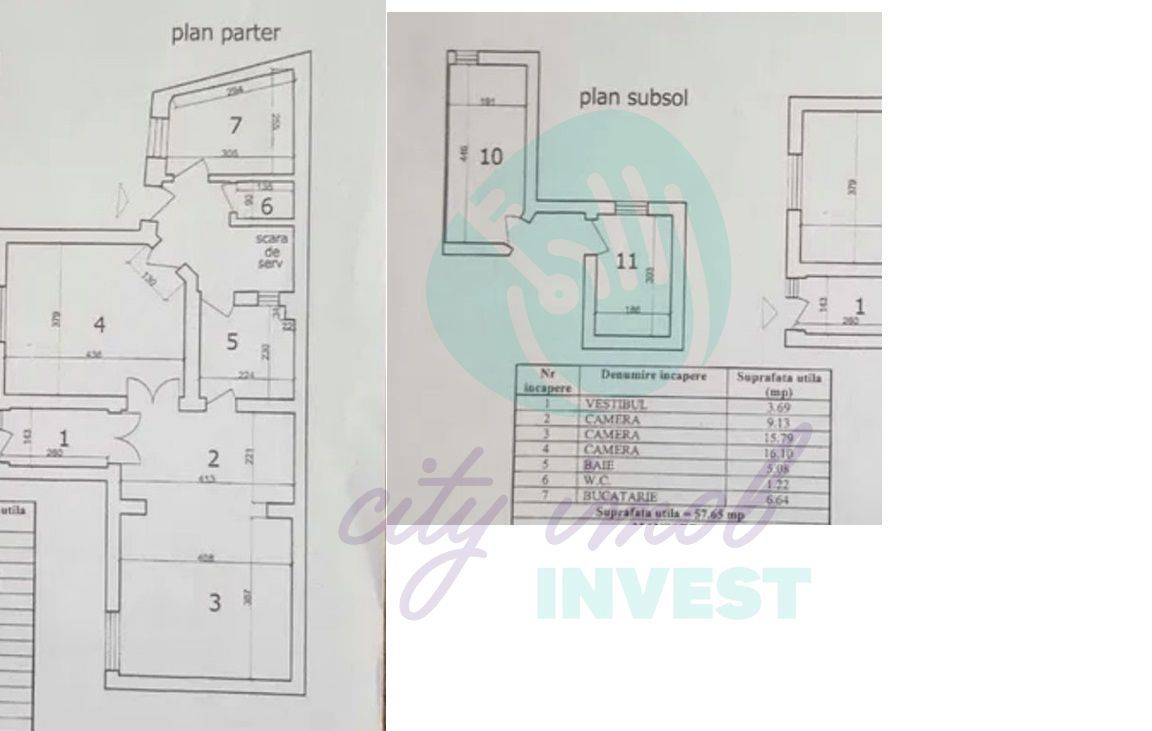 Apartament cochet vila edificata in perioada interbelica - Poză 14
