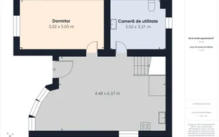 Casă individuala P + 1 + Pod - Pantelion - 130 mp utili - 200 mp teren - Poză 12