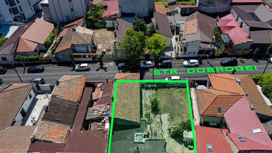 Teren 339 mp, orientare Sud | Deschidere 17,69 m | Str Dobrogei nr. 42 - Schiță 3