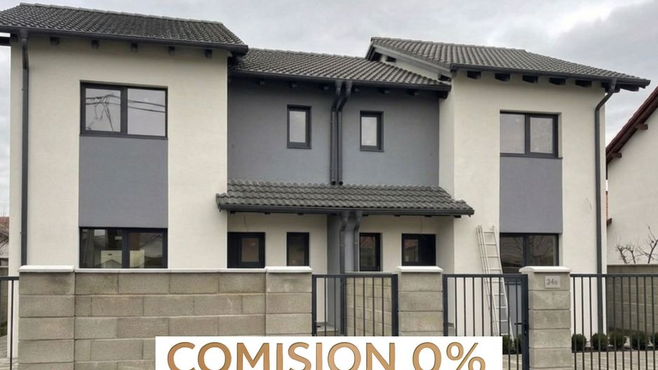 COMISION 0%, Duplex 4 Camere, La Cheie, P+E, 95MP, 335 Teren, SACALAZ - Poză 1