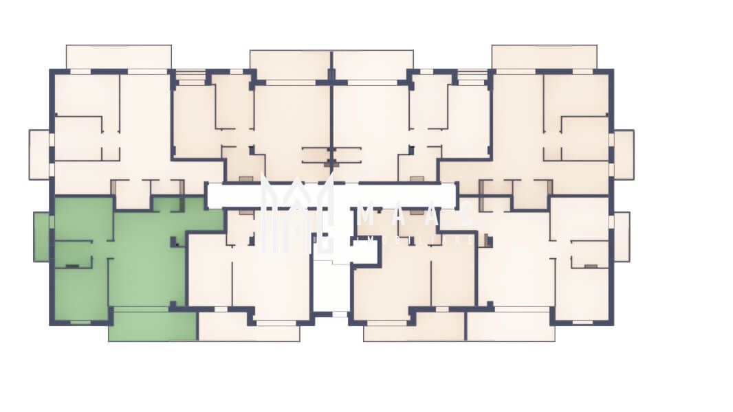 Apartament 3 camere | Balcoane 15.1 mp | Etaj II | Turnisor - Poză 6