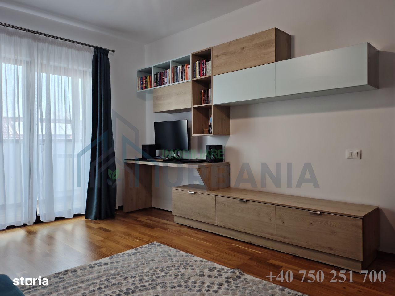 Apartament 2 camere decomandat, 60mp, utilat, geam la baie și parcare - Poză 1