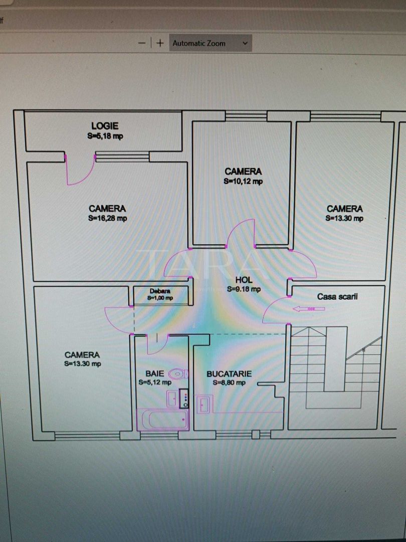 Apartament cu 4 camere decomandate, 88 mp, zona Big, Mănăștur. - Poză 8